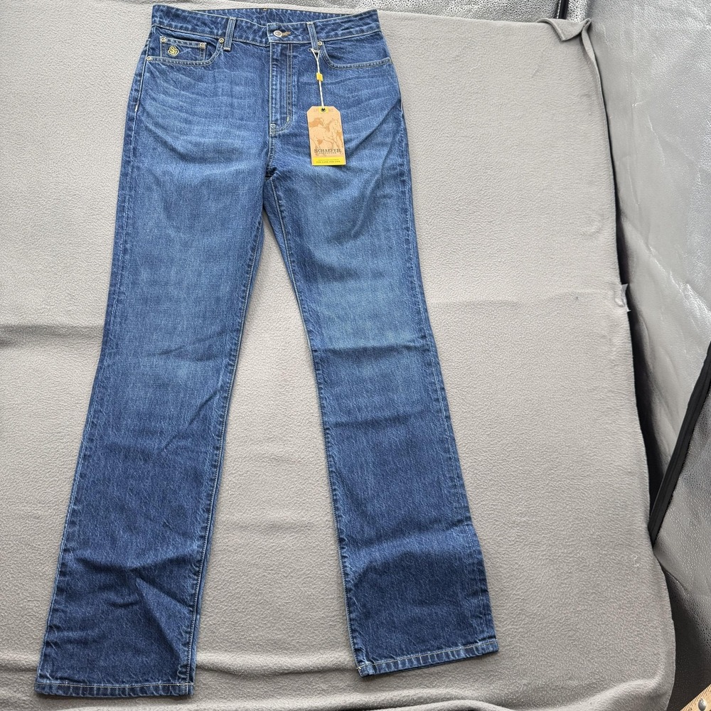 Schaefer Outfitter Jeans Women's 30x34 Blue Medium Wash Katy Jean Bootcut Cowboy